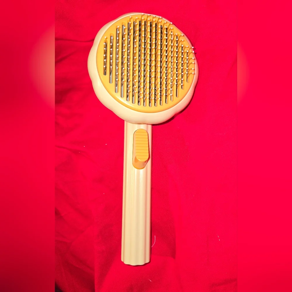 Self cleaning brush